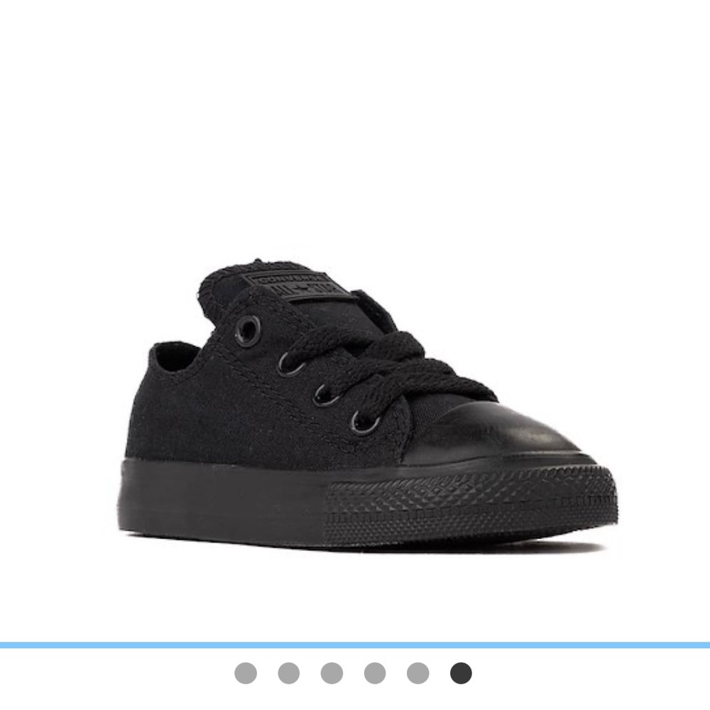 NWOT Converse Chuck Taylor All Star Low-Top Sneaker - Baby / Toddler - All Black